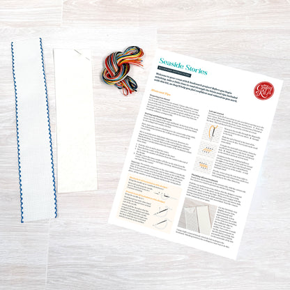 Seaside Stories Cross Stitch Bookmark Kit
