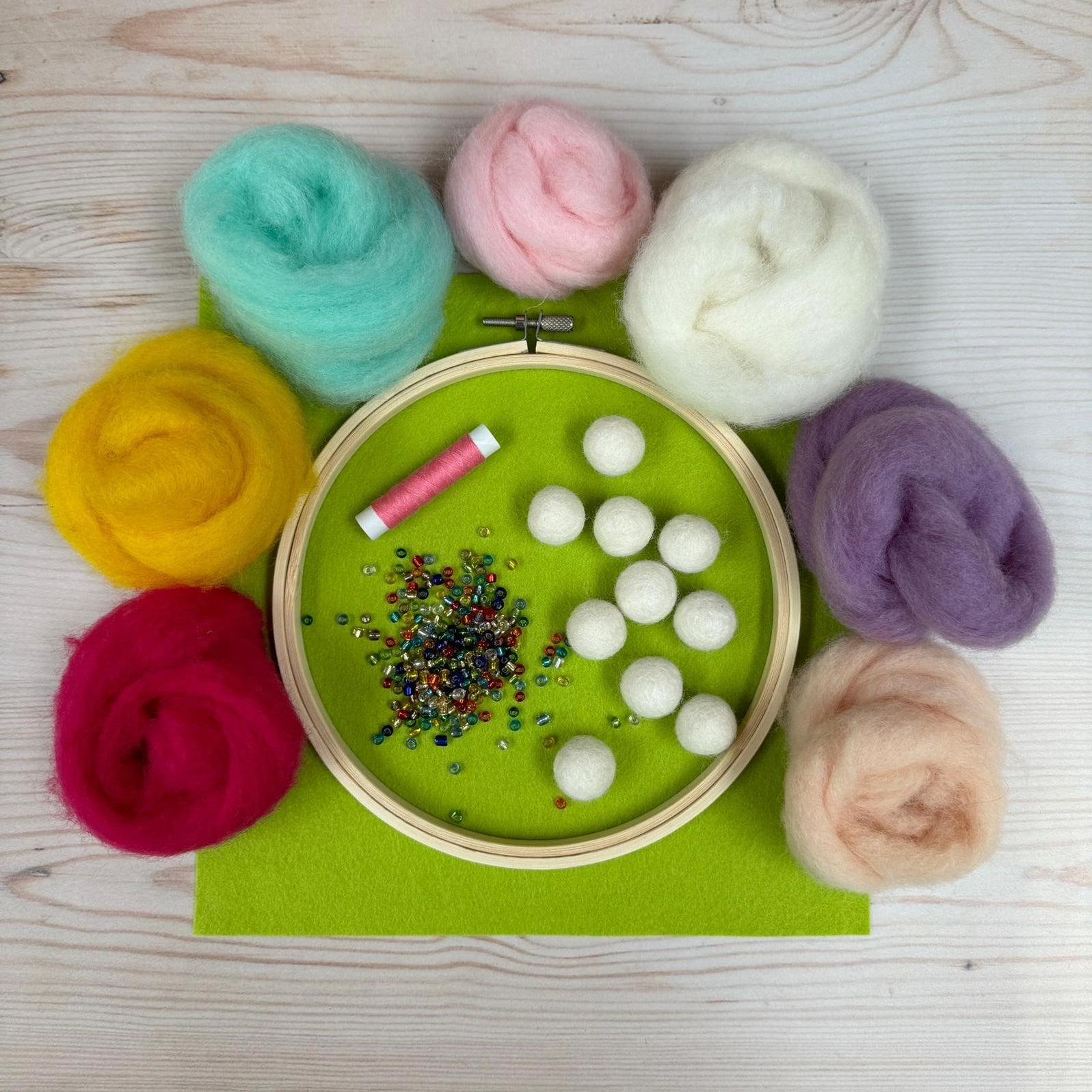 Spring Felting Pack The Crafty Kit Company