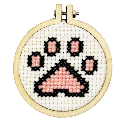 Stay Paw-some! Mini Matchbox Cross Stitch Kit