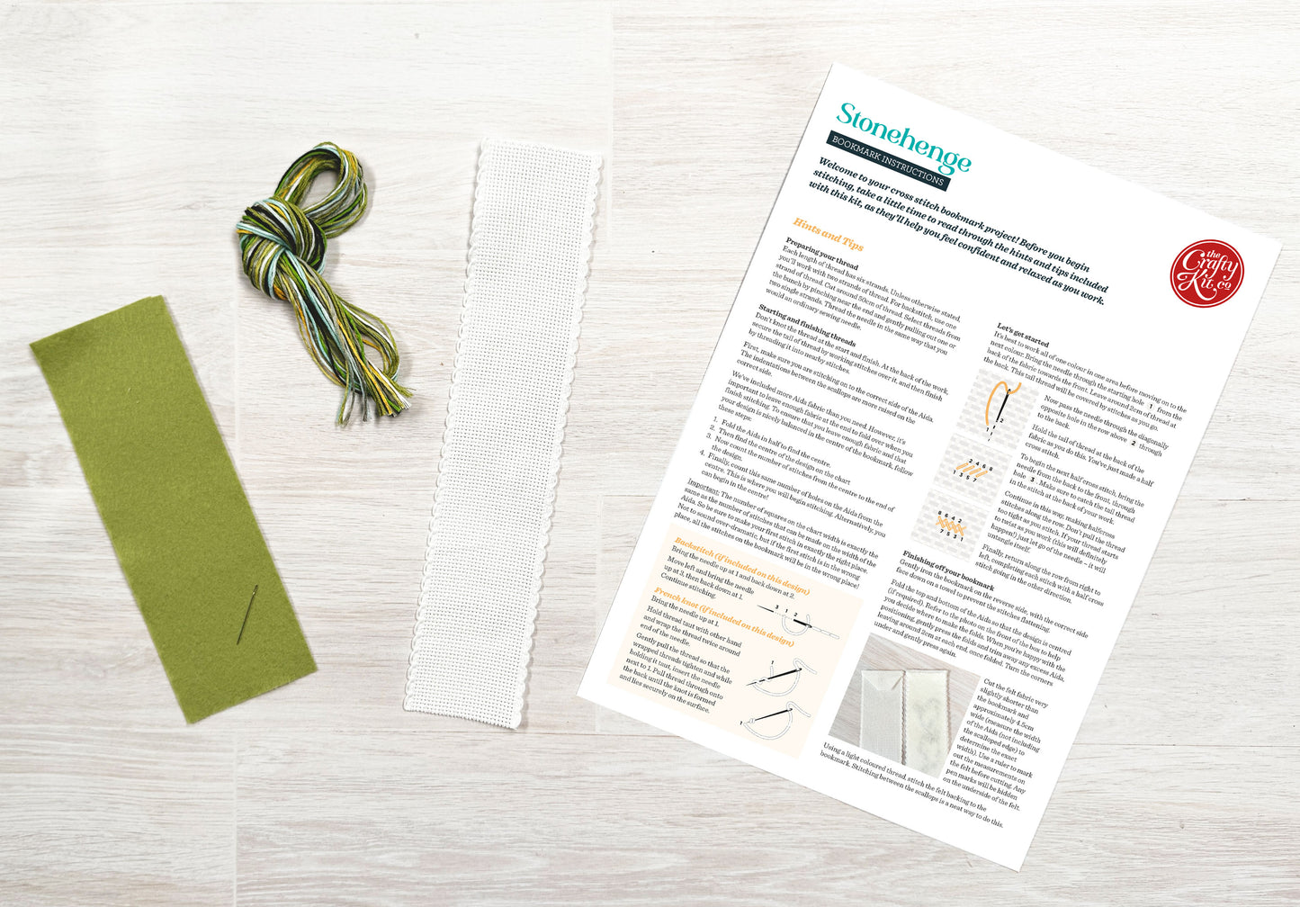Stonehenge Cross Stitch Bookmark Kit