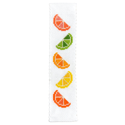 Summer Citrus Cross Stitch Bookmark Kit