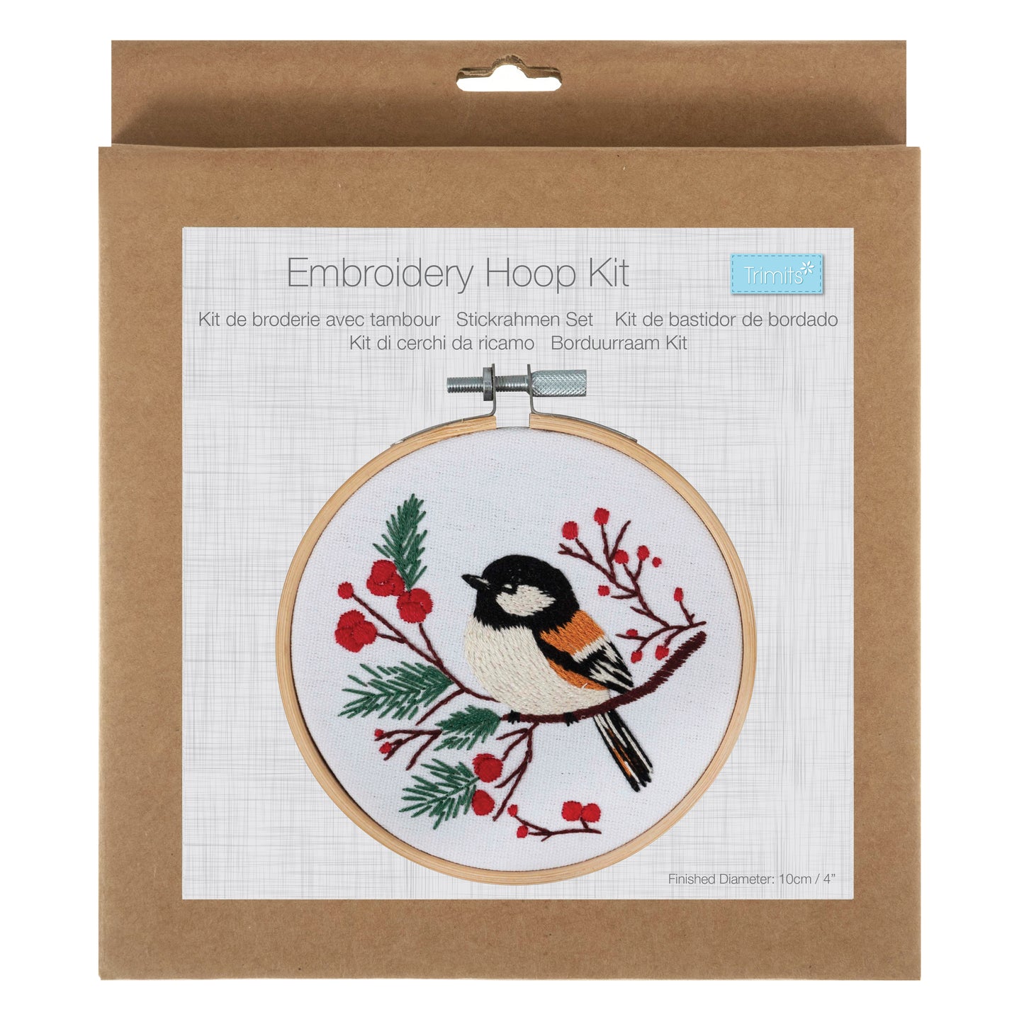 Trimits Bird Embroidery Hoop Craft Kit