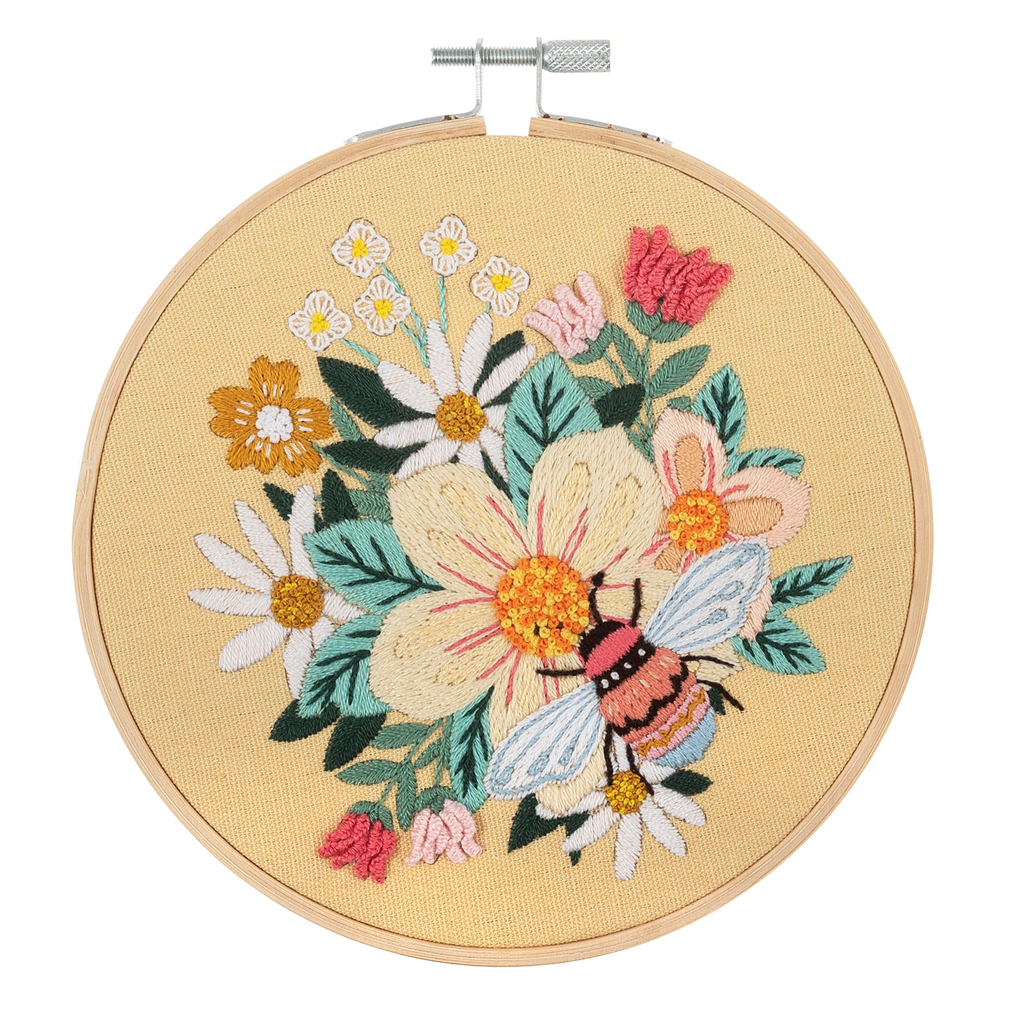 Trimits Buzzy Bee Embroidery Hoop Craft Kit