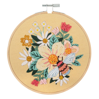 Trimits Buzzy Bee Embroidery Hoop Craft Kit