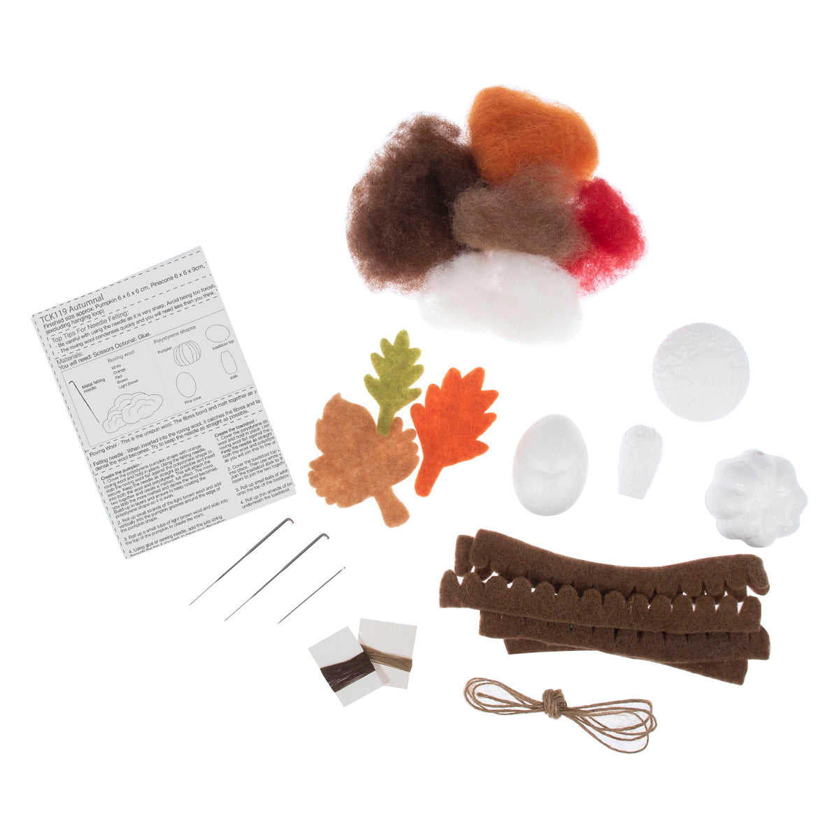 Trimits Autumnal Needle Felt Decoration Craft Kit