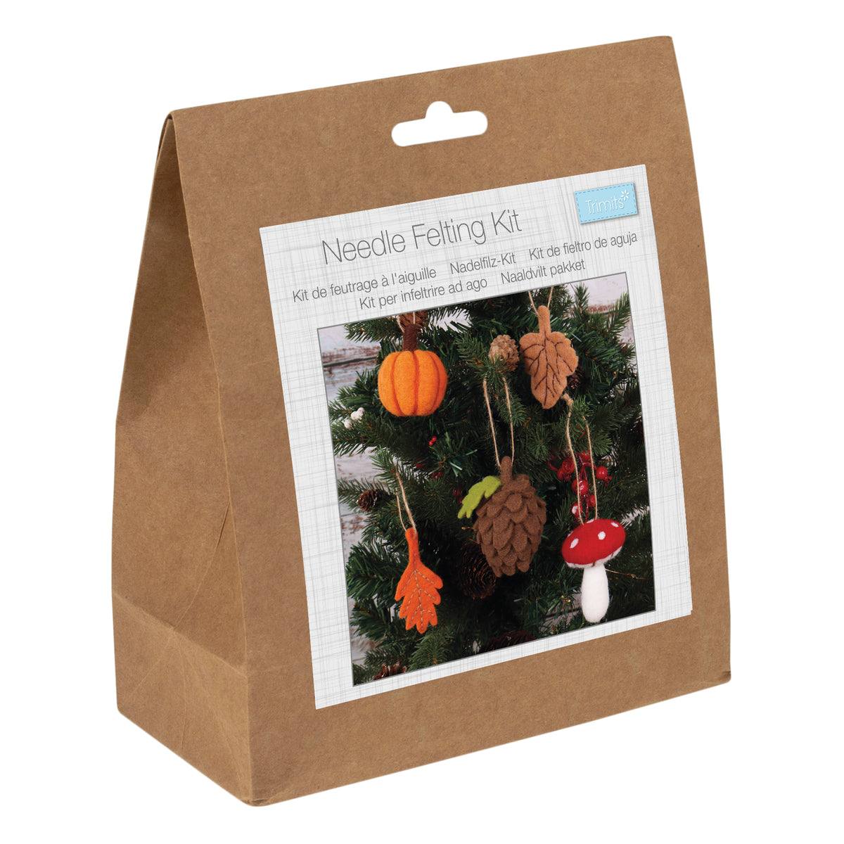 Trimits Autumnal Needle Felt Decoration Craft Kit