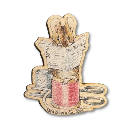 Beatrix Potter - Tailor of Gloucester Wooden Needle Minder