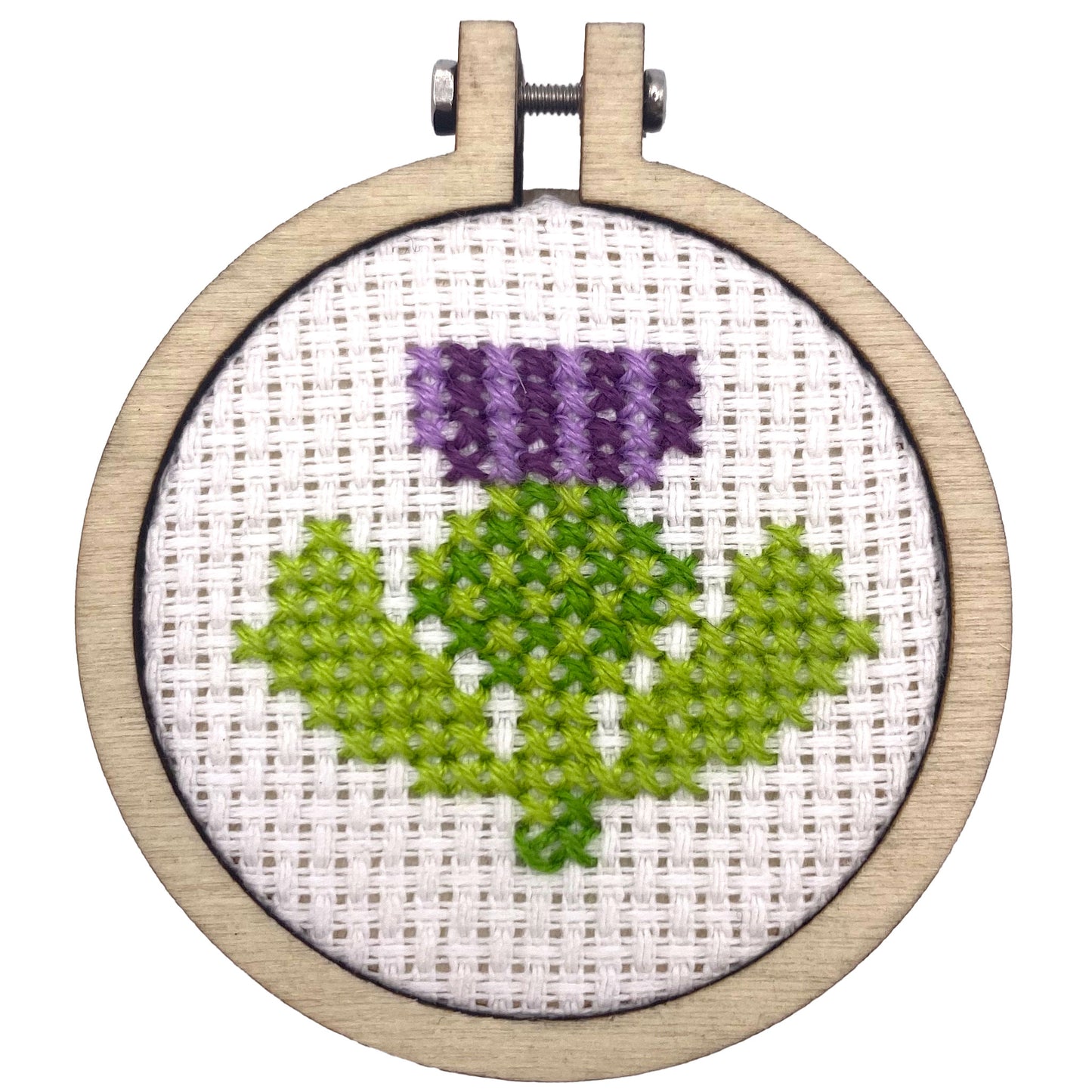 With Love from Edinburgh (Thistle) Mini Matchbox Cross Stitch Kit