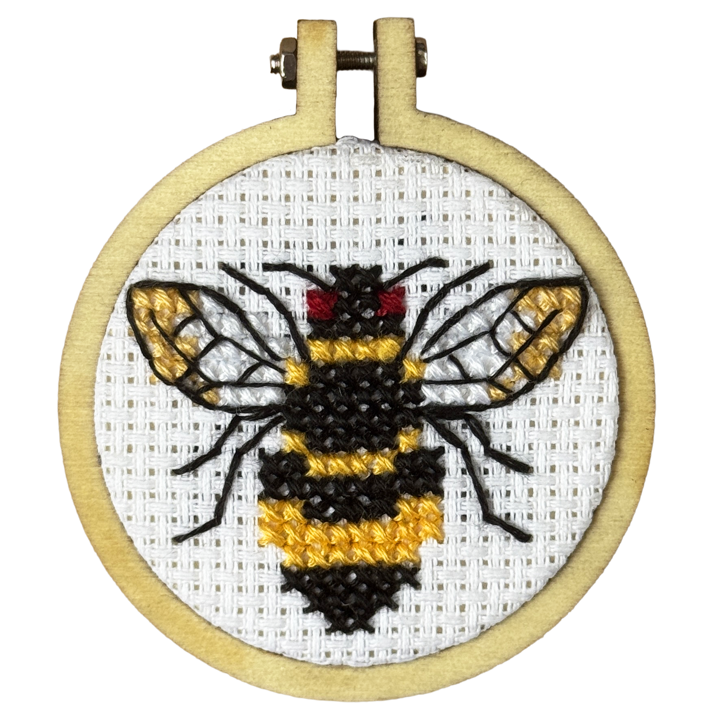 Love the Earth, Love the Bees! Mini Matchbox Cross Stitch Kit