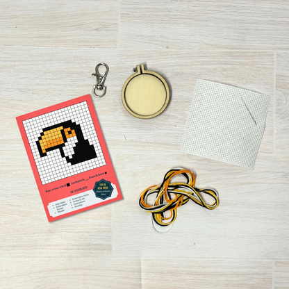 Toucan Make Me Smile! Mini Matchbox Cross Stitch Kit