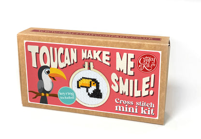 Toucan Make Me Smile! Mini Matchbox Cross Stitch Kit