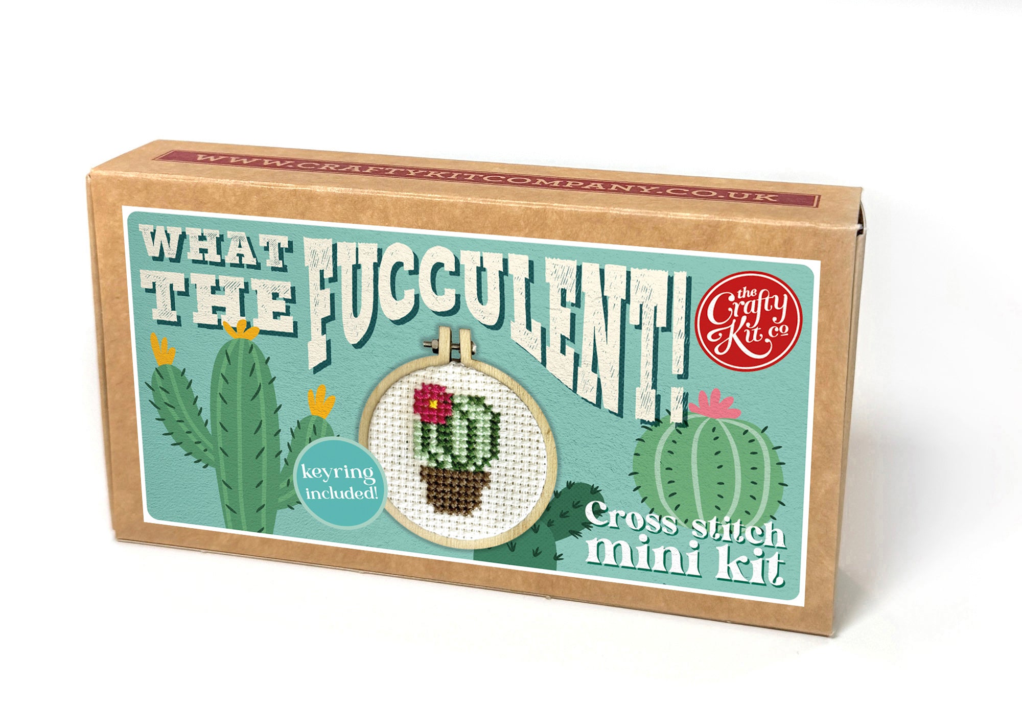 What the Fucculent! Mini Matchbox Cross Stitch Kit – The Crafty