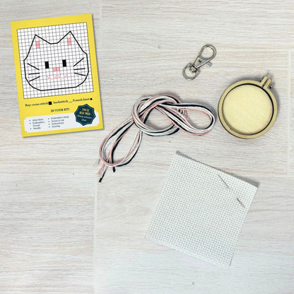 We're Purr-fect Together! Mini Matchbox Cross Stitch Kit