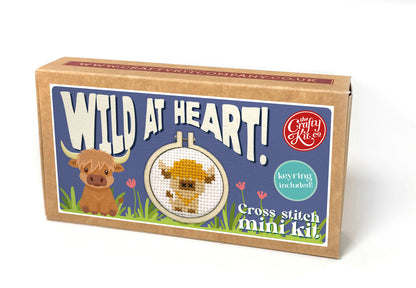 Wild at Heart! Mini Matchbox Cross Stitch Kit