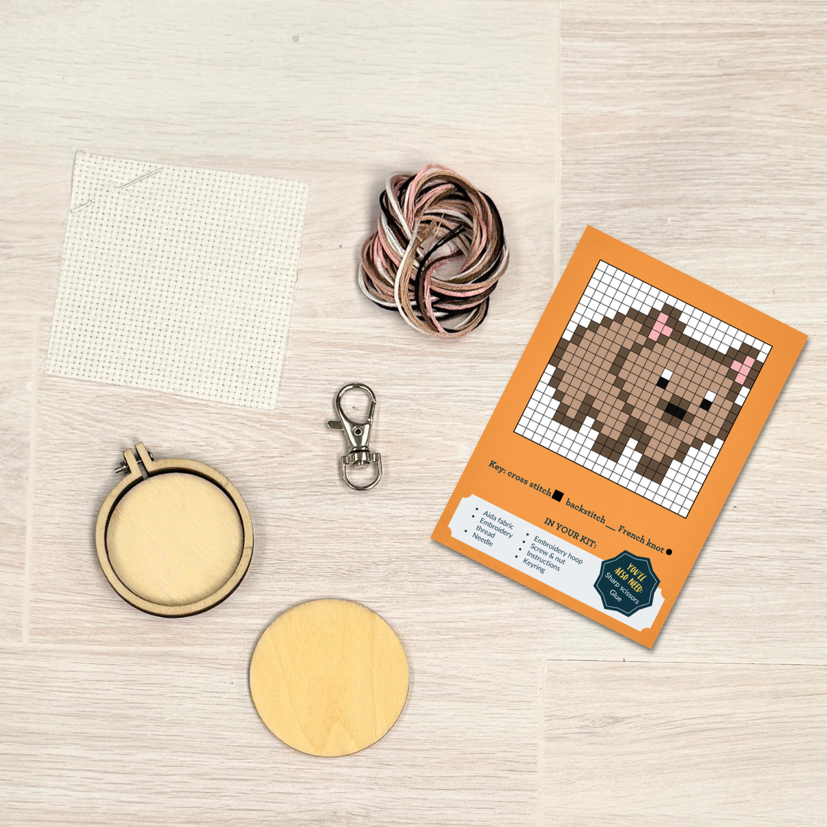 Greetings from Dandenong Ranges Mini Matchbox Cross Stitch Kit