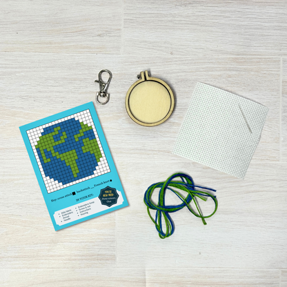 You Mean the World to Me! Mini Matchbox Cross Stitch Kit