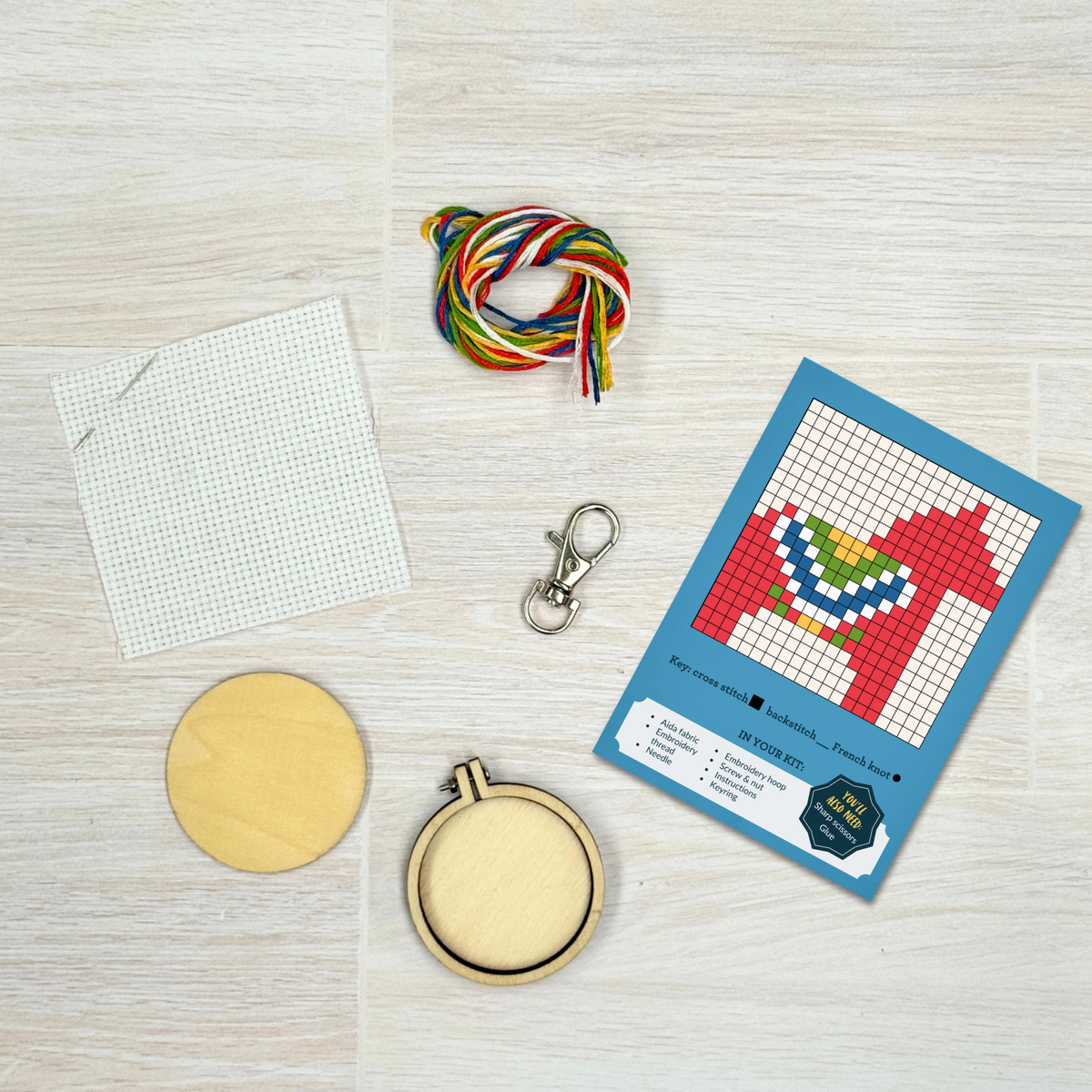 You're Dalaightful! Mini Matchbox Cross Stitch Kit