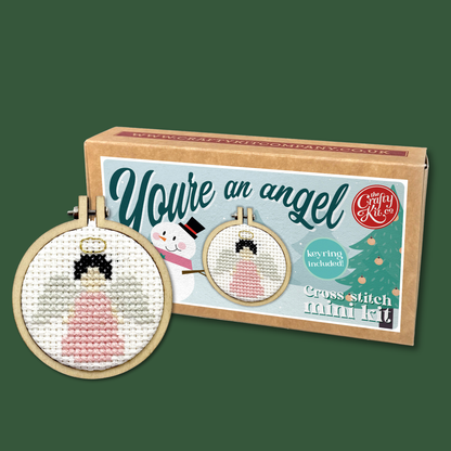 You're an Angel Mini Matchbox Christmas Cross Stitch Kit