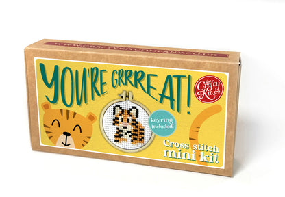 You're Grrreat! Mini Matchbox Cross Stitch Kit