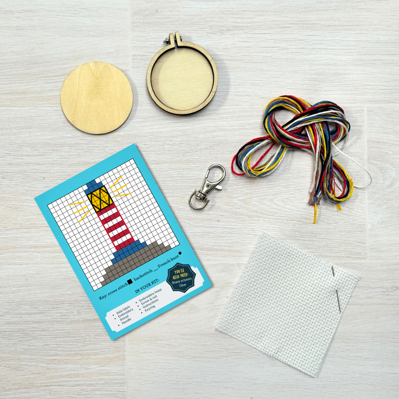 Seaside Mini Matchbox Cross Stitch Bundle
