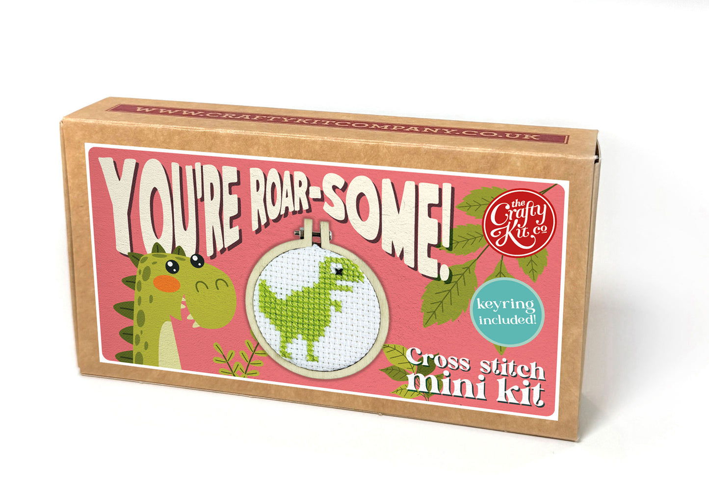 You're Roar-some! Mini Matchbox Cross Stitch Kit