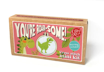 You're Roar-some! Mini Matchbox Cross Stitch Kit