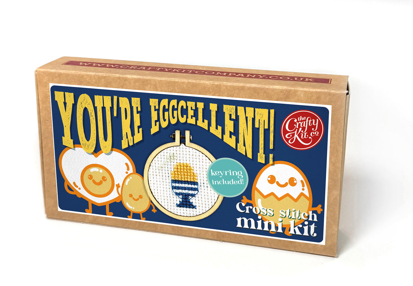 You're Eggcellent! Mini Matchbox Cross Stitch Kit