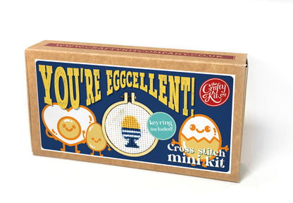 You're Eggcellent! Mini Matchbox Cross Stitch Kit