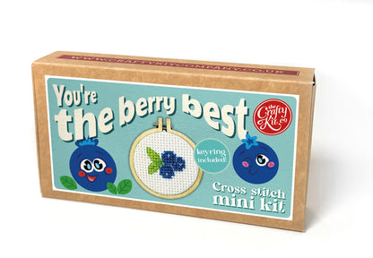 You're the Berry Best Mini Matchbox Cross Stitch Kit
