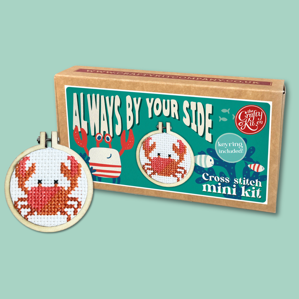 Always By Your Side Seaside Mini Matchbox Cross Stitch Kit