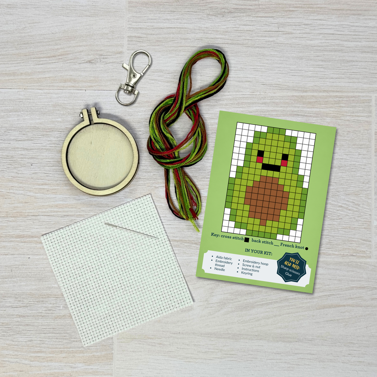 Avo Great Day! Mini Matchbox Cross Stitch Kit