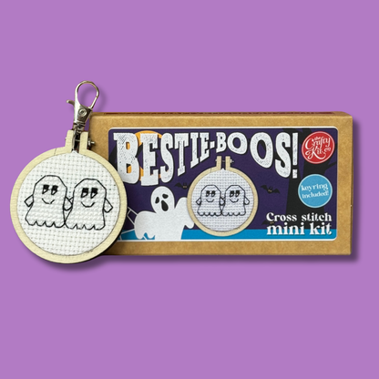 Bestie-Boos! Halloween Mini Matchbox Cross Stitch Kit