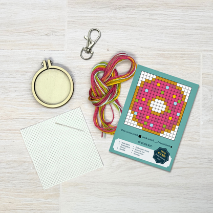 I Doughnut Deserve You Mini Matchbox Cross Stitch Kit