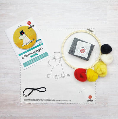 Aimant à Aiguilles (Needle Minder) The Groke / Snufkin - Univers Moomin, Pour Broderie Et Couture