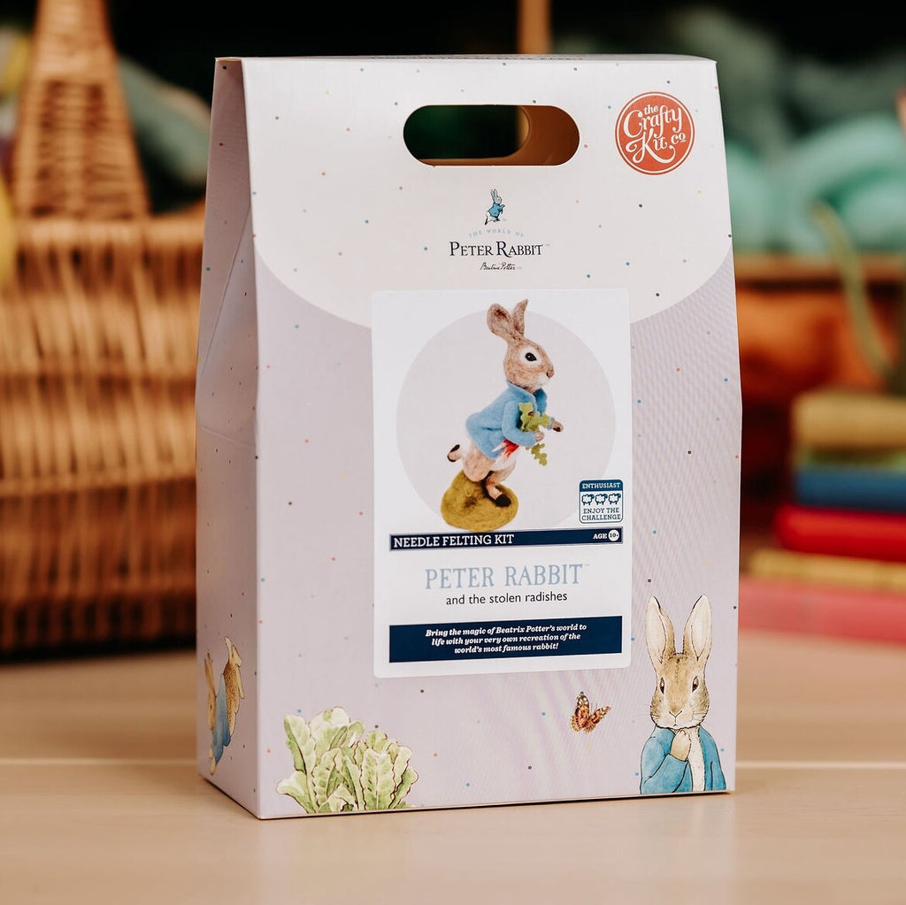 Peter Rabbit Raddishes Peter Rabbit and the Stolen Radishes Needle Felting Craft Kit | The ...