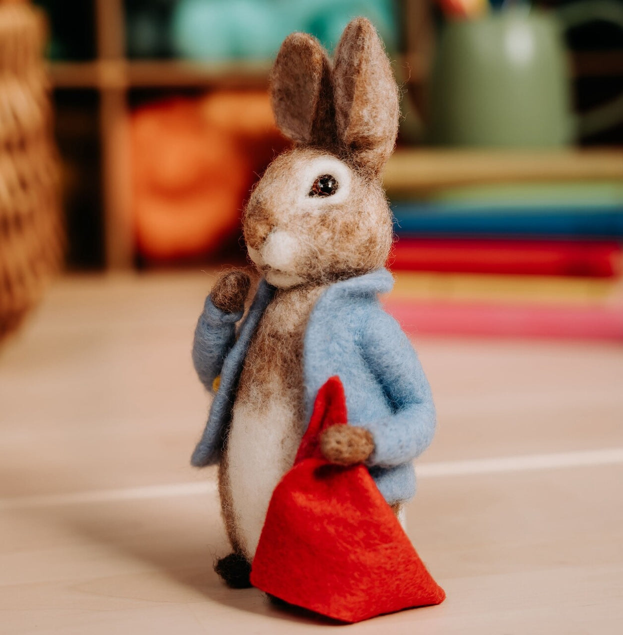Peter Rabbit and his Pocket Handkerchief Needle Felting Craft Kit | The ...