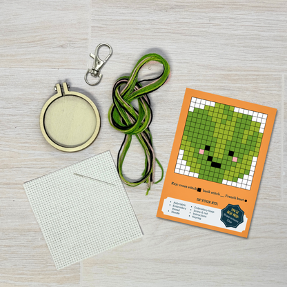 Lettuce Celebrate! Mini Matchbox Cross Stitch Kit