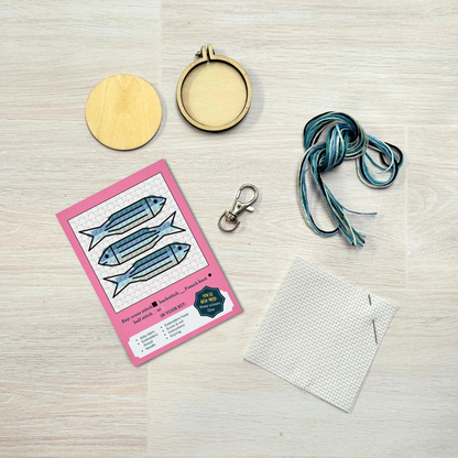 Packed with Love! Seaside Mini Matchbox Cross Stitch Kit