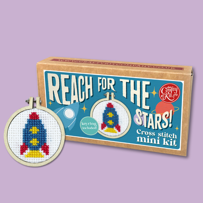 Reach for the Stars! Mini Matchbox Cross Stitch Kit