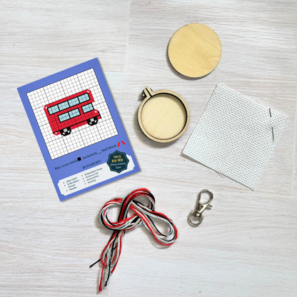 All Aboard for London! Mini Matchbox Cross Stitch Kit