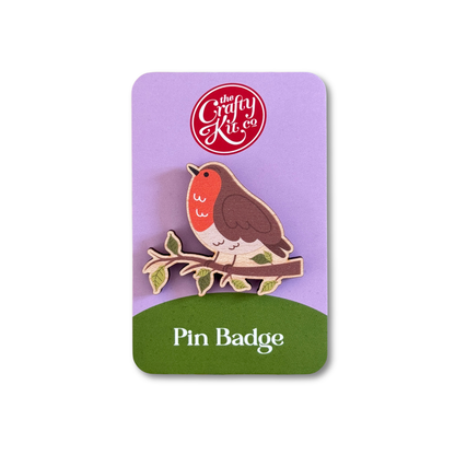 Robin Pin Badge