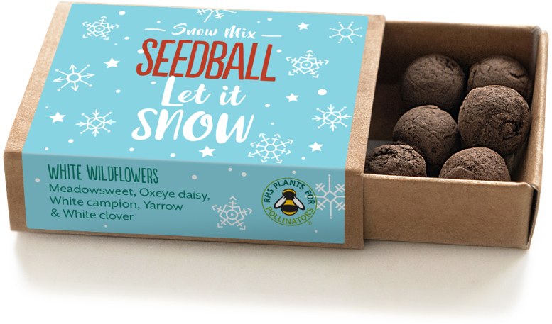 Seedball 'Let It Snow' Christmas Matchbox