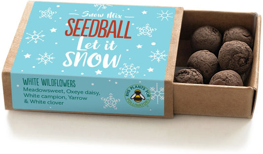 Seedball 'Let It Snow' Christmas Matchbox