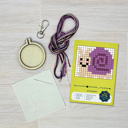 Let's Shellebrate! Mini Matchbox Cross Stitch Kit
