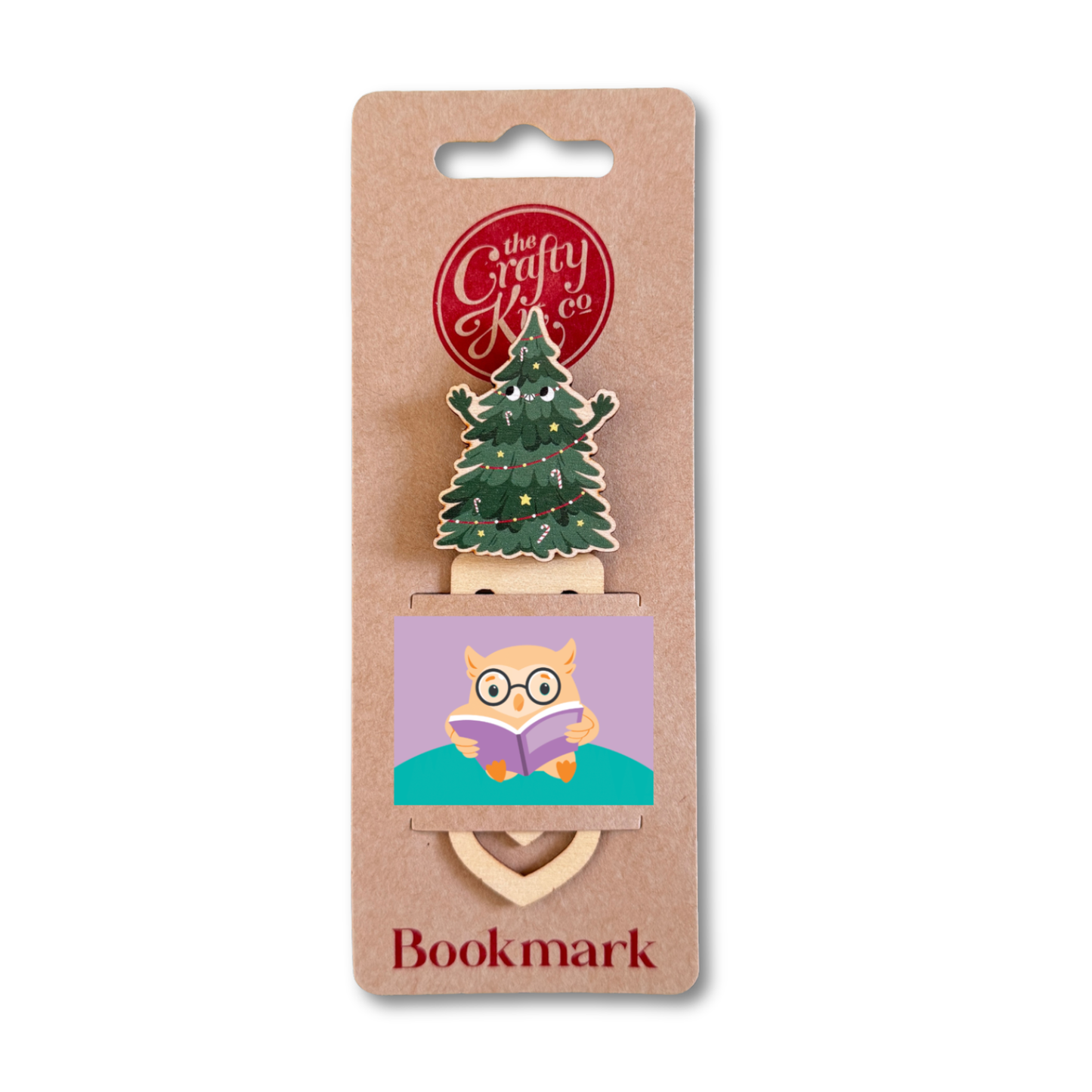 Christmas Tree Wooden Bookmark