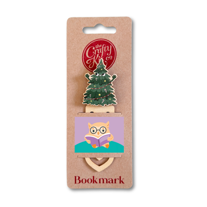 Christmas Tree Wooden Bookmark