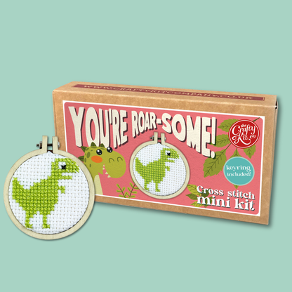 You're Roar-some! Mini Matchbox Cross Stitch Kit