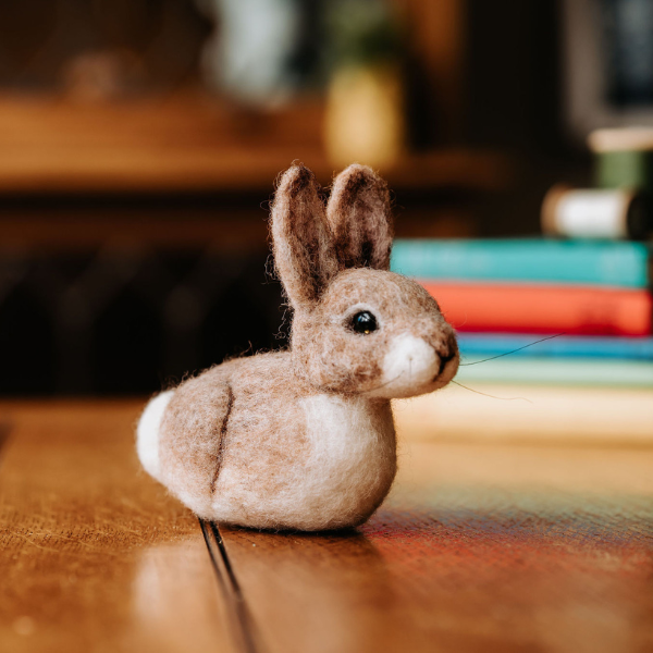Baby Bunny Needle Felting Craft Kit - Knit Knot & Natter