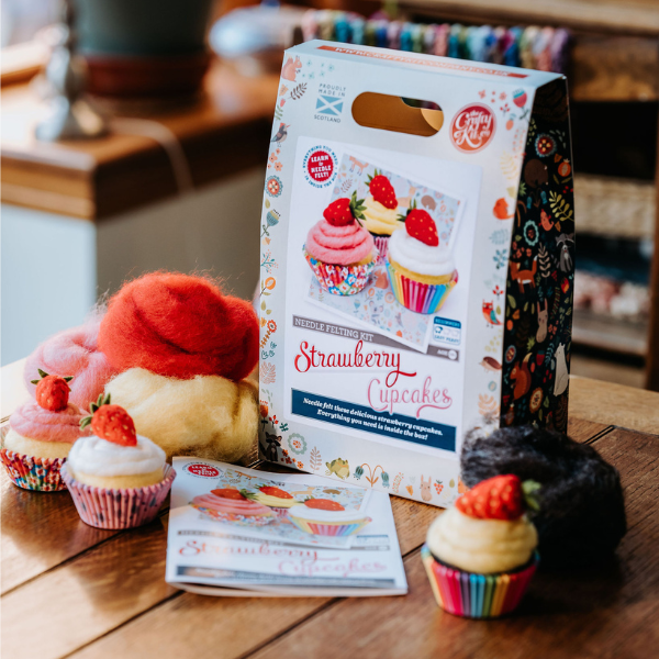 Strawberry Cupcakes and kit box image