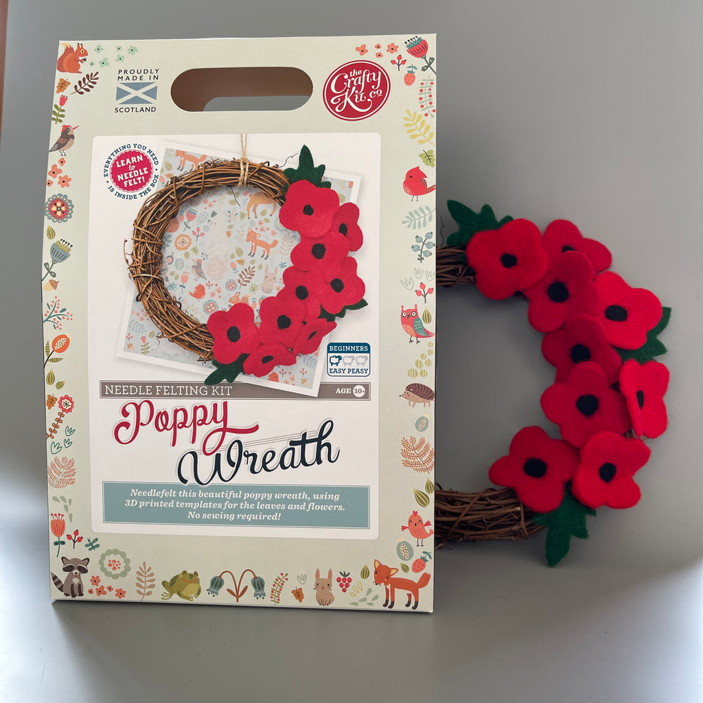 Poppy Wreath and kit box image